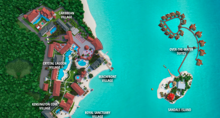 Sandals RC map